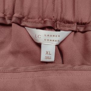Lauren Conrad Lightweight Trousers, XL, Blush